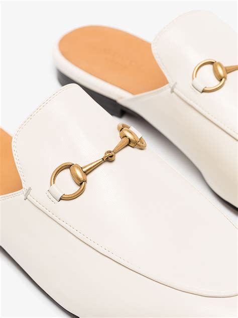 gucci princetown mule white